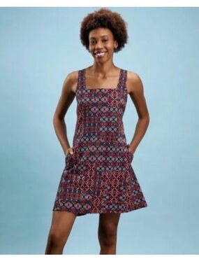 Krimson Klover Emma Dress XL Geometric Square-Neck Mini Dress